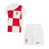 Maillot de Supporter Croatie Domicile Euro 2024 Pour Enfant